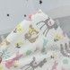 Сатиновая детская простыня 120х60 см для девочки Oh My Kids "Forest Animals"