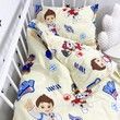 Дитяча постільна білизна для ліжка 160х80 см ОМК "Щенячий патруль" (підковдра 170х105 см) молочний