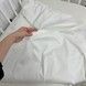 Cатиновий комплект постільної білизни для матраца 160х80 см з підковдрою 140х110 см Oh My Kids "Milk"