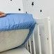 Сатиновый комплект постельного белья для детской кровати 120х60 см Oh My Kids "Космос" (пододеяльник 120х90 см) голубой