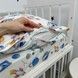 Дитячий комплект постільної білизни для ліжка 120х60 см Oh My Kids "Космос" (підковдра 120х90 см) 100% бавовна