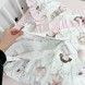 Постільна білизна з рюшами 120х60 см для дівчинки OMK "Fairies" (підковдра 120х90 см) молочний