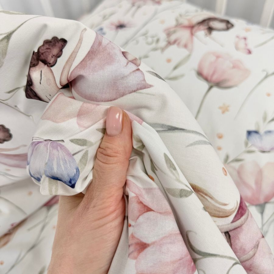 Постільна білизна для дівчинки у дитяче ліжко 160х80 см з підковдрою 140х110 см Oh My Kids &laquo;Феєчки&raquo;