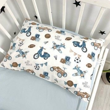 Дитяча наволочка 40х60 см Oh My Kids "Retro Cars"