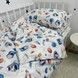 Полуторный детский комплект постельного белья для кровати 190х90 см Oh My Kids "Космос" (пододеяльник 205х140 см) 100% хлопок