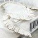 Пододеяльник с рюшами 205х140 см для полуторной кровати OMK "Drops" ранфорс