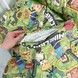 Натуральна полуторна дитяча підковдра 205х140 см OMK &laquo;Minecraft&raquo; зелений ранфорс
