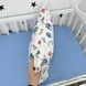 Натуральна сатинова наволочка 50х70 см Oh My Kids "Космос"