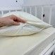 Однотонное постельное белье для матраса 190х90 см Oh My Kids &laquo;Milk&raquo; натуральный хлопок