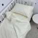 Однотонное постельное белье для матраса 190х90 см Oh My Kids &laquo;Milk&raquo; натуральный хлопок