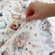 Дитяча натуральна полуторна підковдра 205х140 см OMK "Qute animals" ранфорс