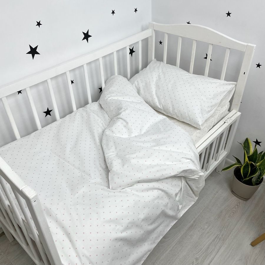 Дитяча постільна білизна 120х60 см Oh My Kids "Simple Dots"