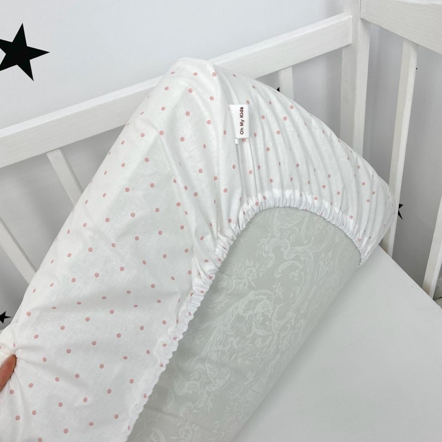 Дитяча постільна білизна 120х60 см Oh My Kids "Simple Dots"