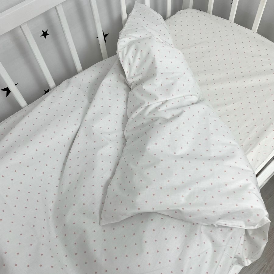 Дитяча постільна білизна 120х60 см Oh My Kids "Simple Dots"