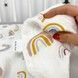 Детский муслиновый плед 120х90 см OMK "Rainbow" бежевый