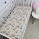 Дитяче натуральне простирадло на гумці 120х60 см OMK "Cute Animals" ранфорс