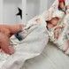 Дитяче натуральне простирадло на гумці 120х60 см OMK "Cute Animals" ранфорс