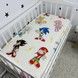 Дитяче простирадло на гумці 120х60 см Oh My Kids "Сонік" ранфорс