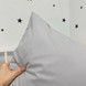 Детский комплект однотонного постельного белья для кровати 120х60 см Oh My Kids &laquo;Light Gray&raquo; натуральный хлопок