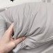 Детский комплект однотонного постельного белья для кровати 120х60 см Oh My Kids &laquo;Light Gray&raquo; натуральный хлопок