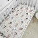 Простыня на резинке 120х60 см для девочки OMK "Fairies" ранфорс розовый