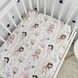 Простыня на резинке 120х60 см для девочки OMK "Fairies" ранфорс розовый