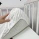 Простынь на резинке 190х90 см OMK "Точки розовые"